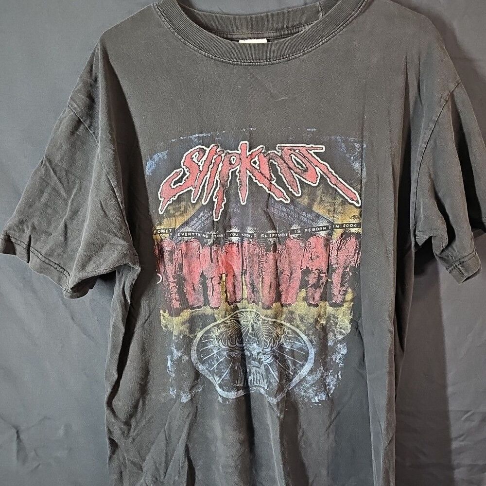 Rare Slipknot Jagermeister Music tour concert T shirt LargeChimaira Fear Factory